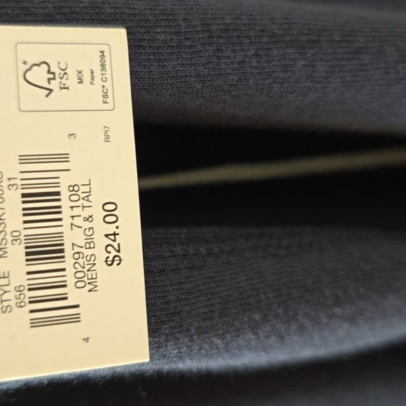 SONOMA MEN'S BIG & TALL SOFT CREWNECK BLUE SHIRT SIZE XXL TALL - Picture 6 of 13